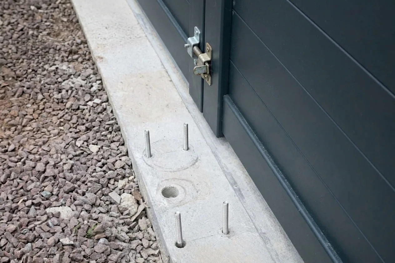 Motorisation portail, garage et volets à Melun — avant (chantier 6) Motorisation portail, garage et volets à Melun — avant (chantier 6)